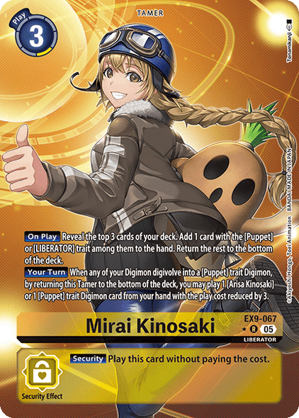 EX09-067, R, Mirai Kinosaki (Alternate Art)