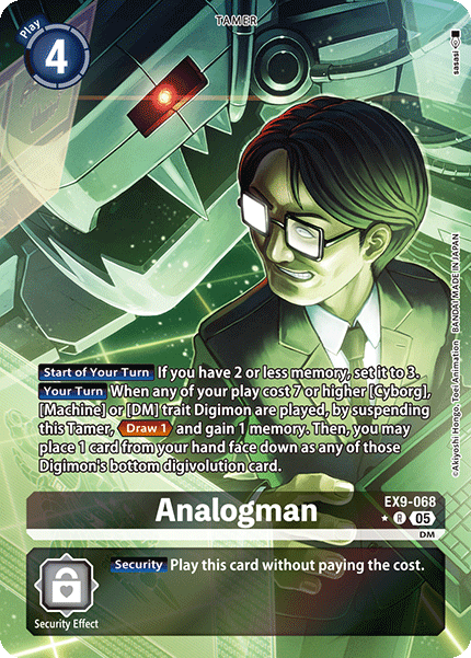 EX09-068, R, Analogman (Alternate Art)