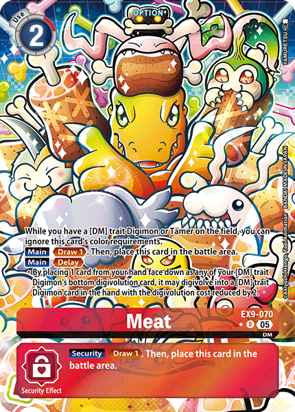 EX09-070, R, Meat (Alternate Art)