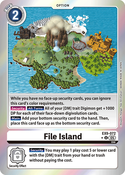 EX09-072, UC, File Island (Foil)