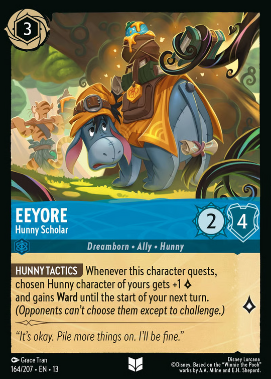 13ATK-164, UC, Eeyore - Hunny Scholar