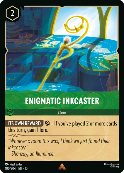 10WHI-100, R, Enigmatic Inkcaster