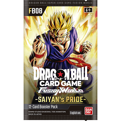 Dragon Ball Super Fusion World - Sealed -Saiyan's Pride- [FB08] -Preorder-