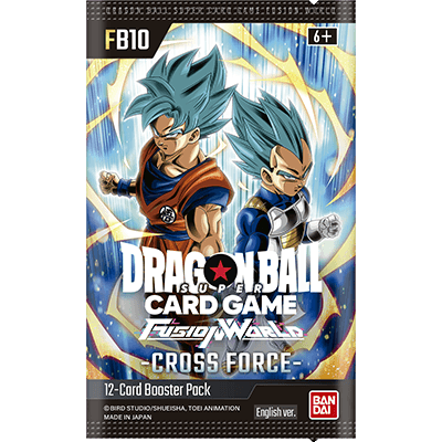 Dragon Ball Super Fusion World - Sealed -Cross Force- [FB10] Booster Box -Preorder-
