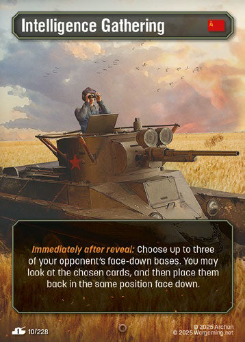 FS010, SB, Intelligence Gathering