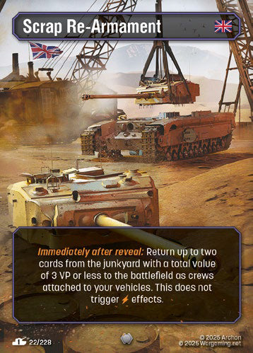 FS022, U, Scrap Re-Armament