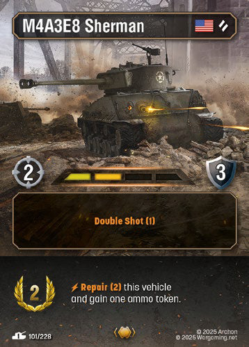 FS101, R, M4A3E8 Sherman
