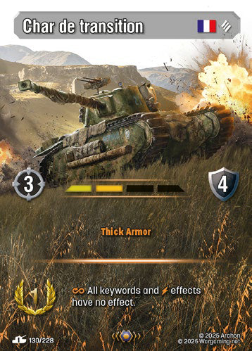 FS130, P, Char de transition (Foil)