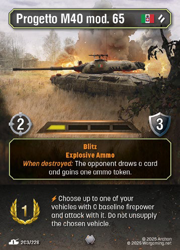 FS203, U, Progetto M40 mod. 65
