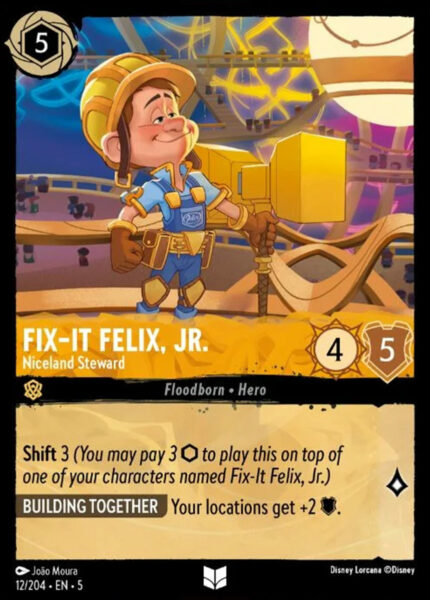 5SSK-012, UC, Fix-It Felix, Jr. - Niceland Steward