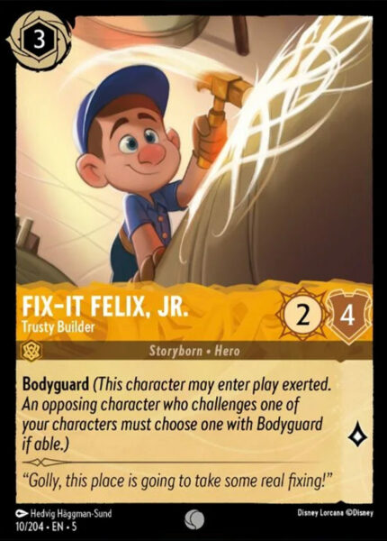 5SSK-010, C, Fix-It Felix, Jr. - Trusty Builder (Foil)