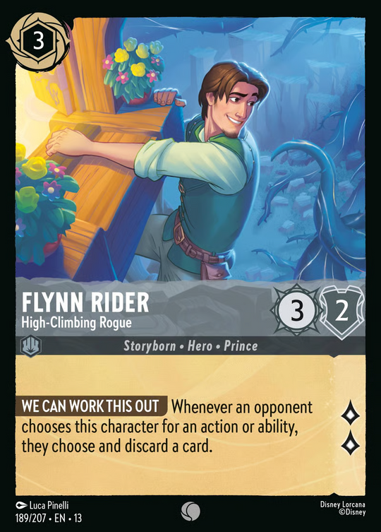 13ATK-189, C, Flynn Rider - High-Climbing Rogue
