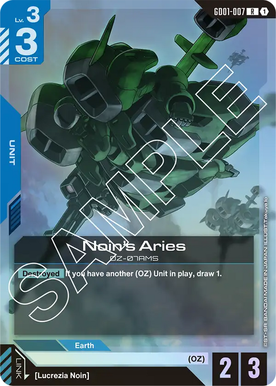GD01-007, R, Noin's Aries