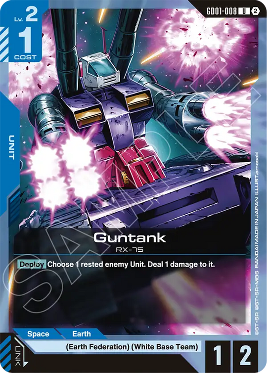 GD01-008, UC, Guntank (SC01 Reprint)