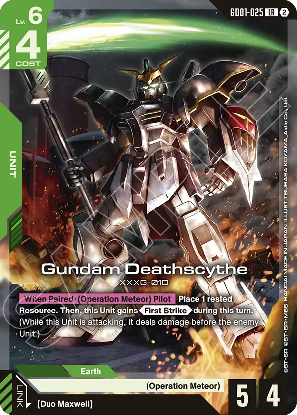GD01-025, LR, Gundam Deathscythe (SC01 Reprint)