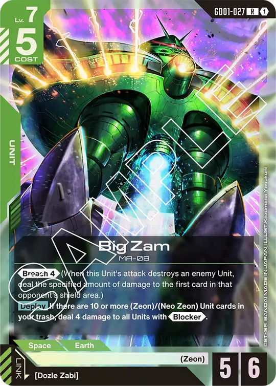 GD01-027, R, Big Zam