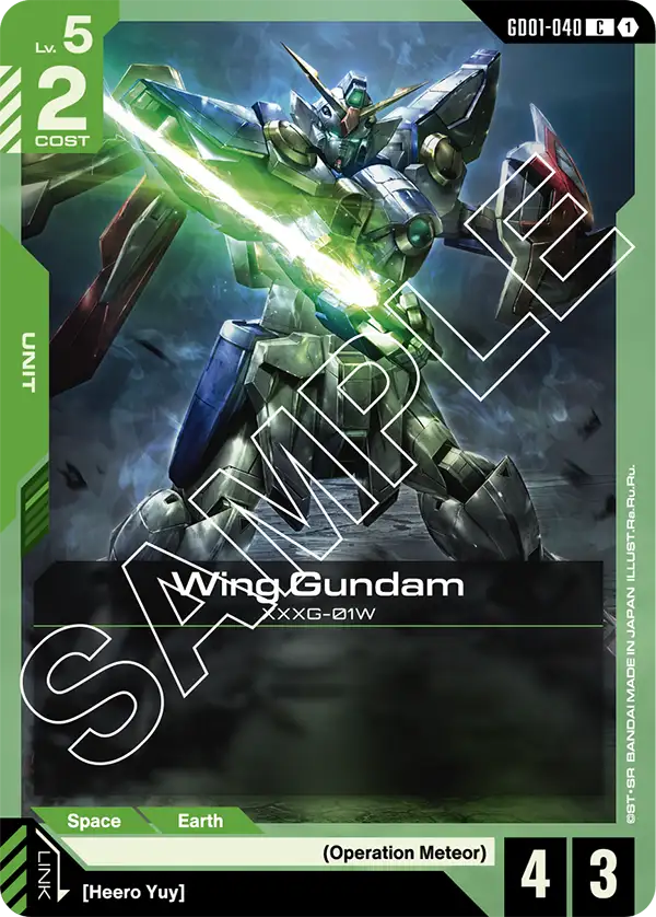 GD01-040, C, Wing Gundam