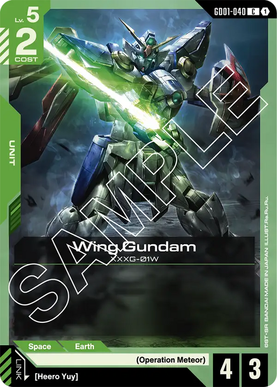GD01-040, C, Wing Gundam