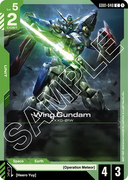 GD01-040, C, Wing Gundam