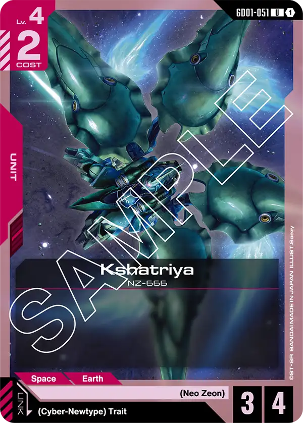GD01-051, UC, Kshatriya