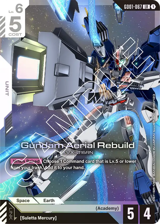 GD01-067, LR, Gundam Aerial Rebuild