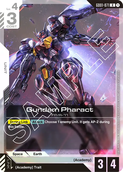 GD01-071, R, Gundam Pharact