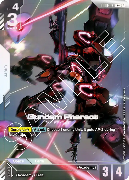 GD01-071, R, Gundam Pharact (Alternate Art)