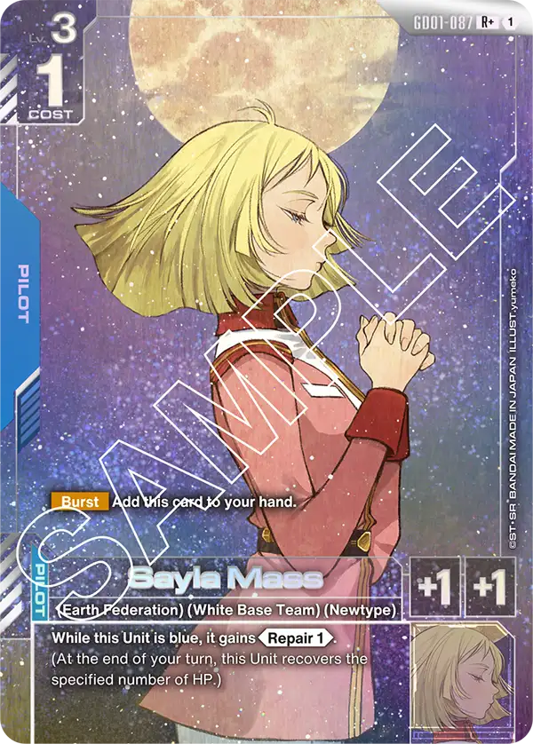 GD01-087, R, Sayla Mass (Alternate Art)