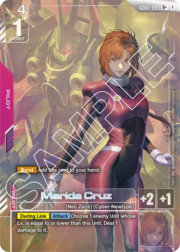 GD01-093, R, Marida Cruz (Alternate Art)