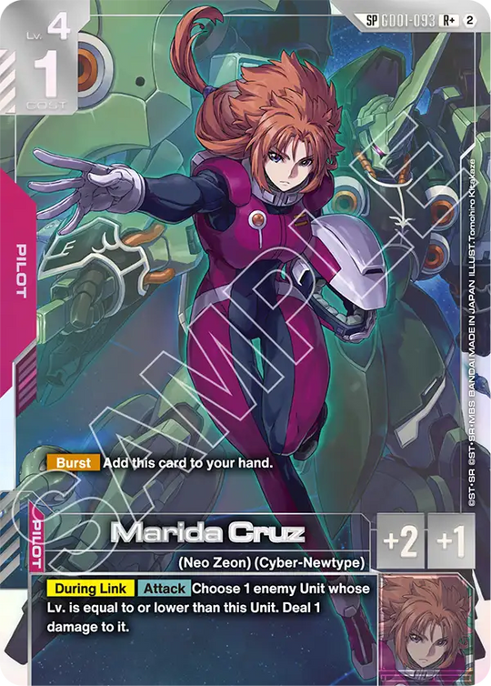 GD01-093, R, Marida Cruz (GD05 Special Rare)