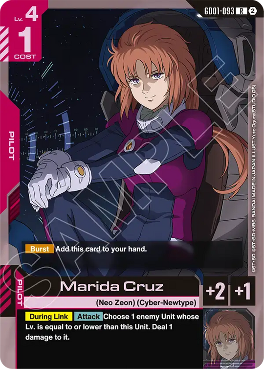 GD01-093, R, Marida Cruz (SC01 Reprint)