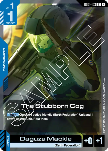GD01-103, C, The Stubborn Cog