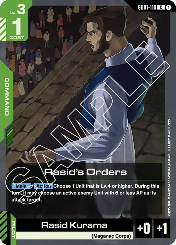 GD01-110, C, Rasid's Orders