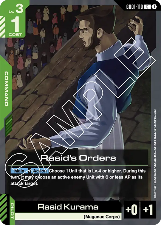 GD01-110, C, Rasid's Orders
