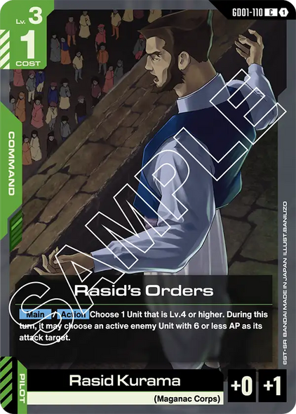 GD01-110, C, Rasid's Orders