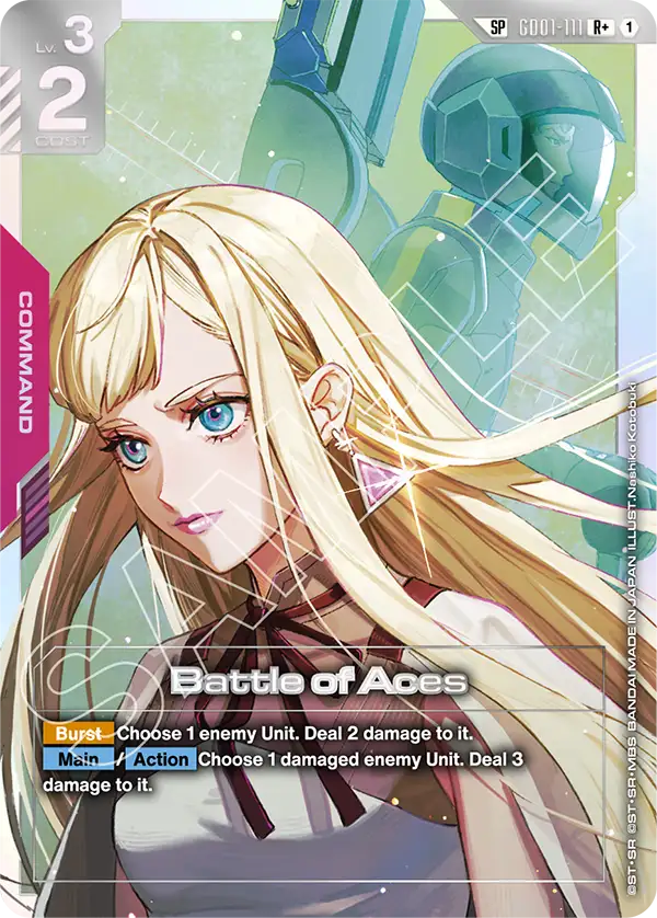GD01-111, R, Battle of Aces (GD03 Special Rare)