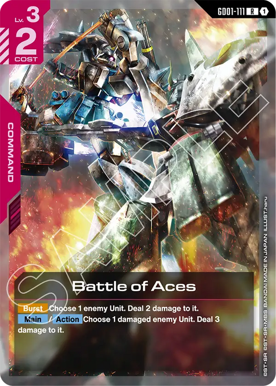 GD01-111, R, Battle of Aces (ST09 Version)