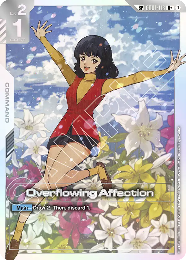GD01-118, UC, Overflowing Affection (GD03 Special Rare)