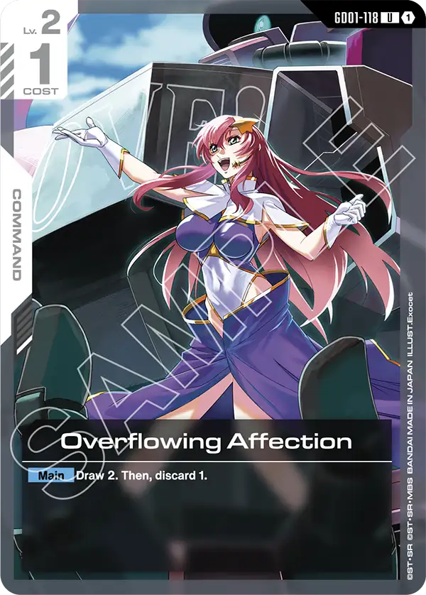GD01-118, UC, Overflowing Affection (ST09 Version)