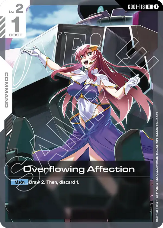 GD01-118, UC, Overflowing Affection (ST09 Version)