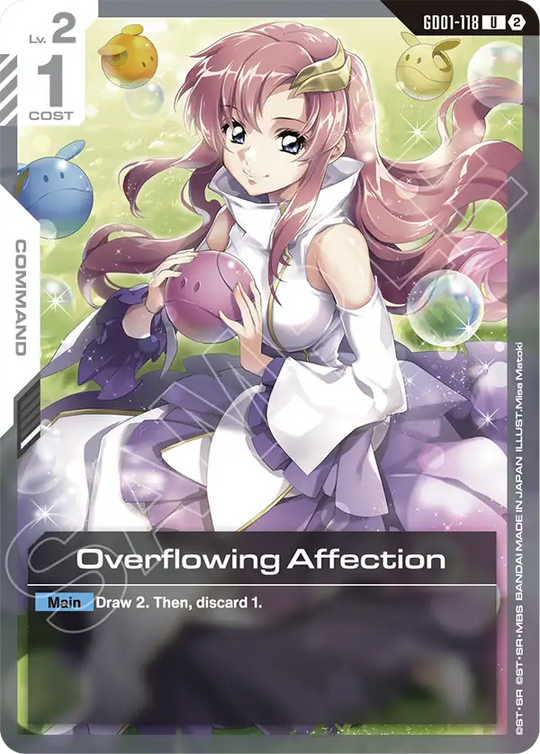 GD01-118, UC, Overflowing Affection (SC01 Reprint)