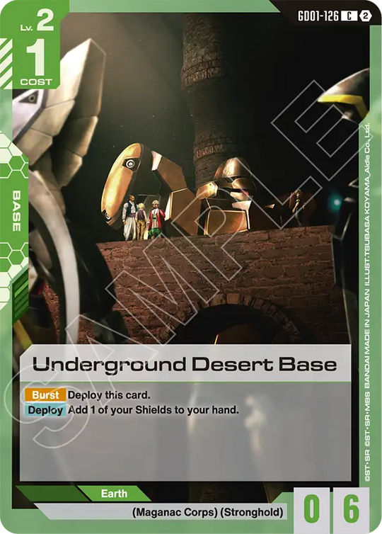 GD01-126, C, Underground Desert Base (SC01 Reprint)