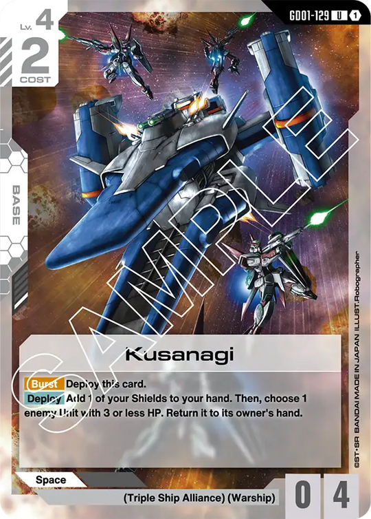 GD01-129, UC, Kusanagi