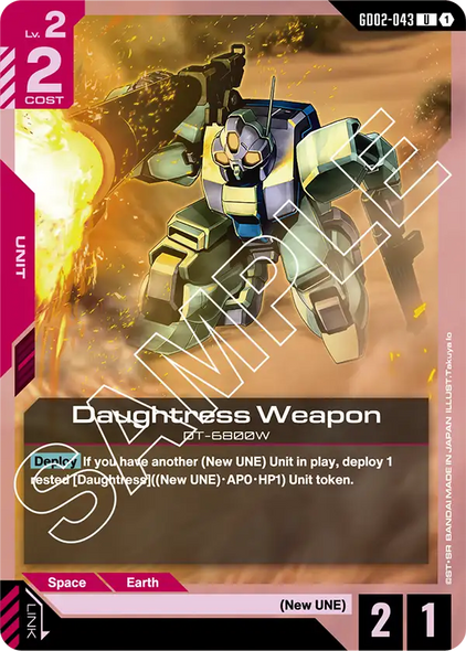 GD02-043, UC, Daughtress Weapon
