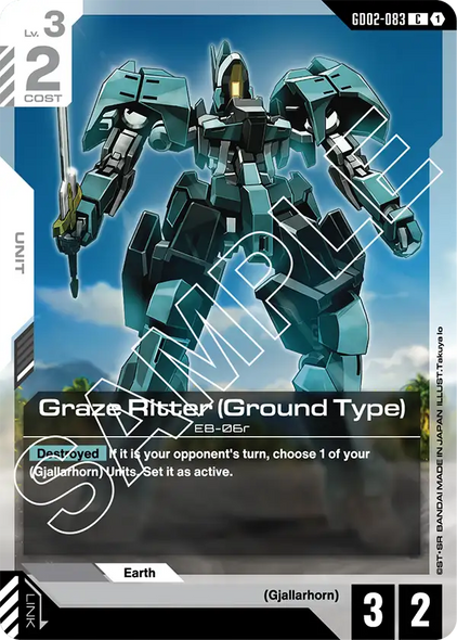 GD02-083, C, Graze Ritter (Ground Type)