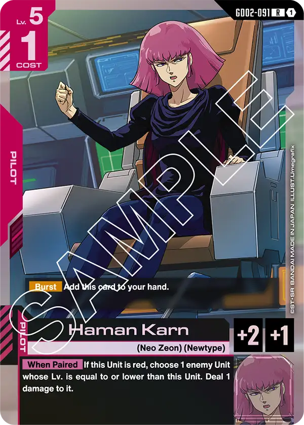 GD02-091, R, Haman Karn