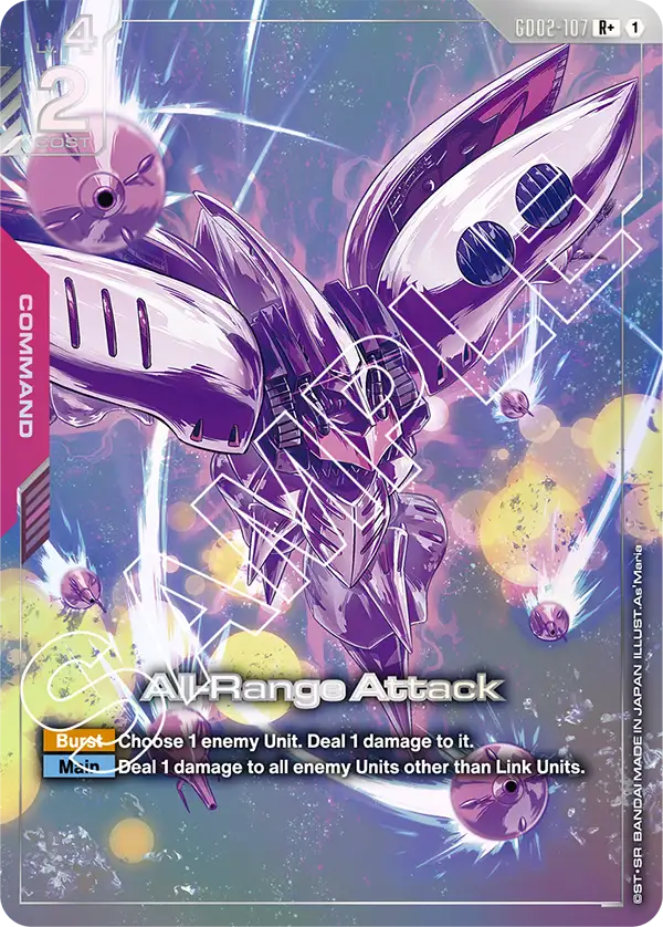GD02-107, R, All-Range Attack (Alternate Art)