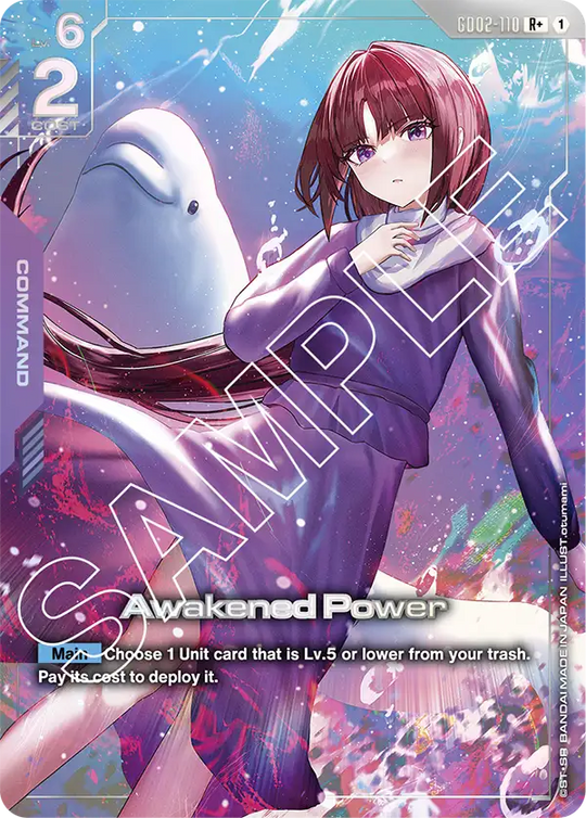 GD02-110, R, Awakened Power (Alternate Art)