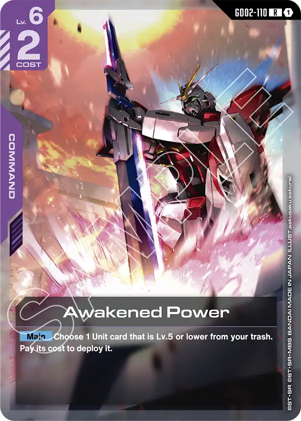 GD02-110, R, Awakened Power (ST09 Version)