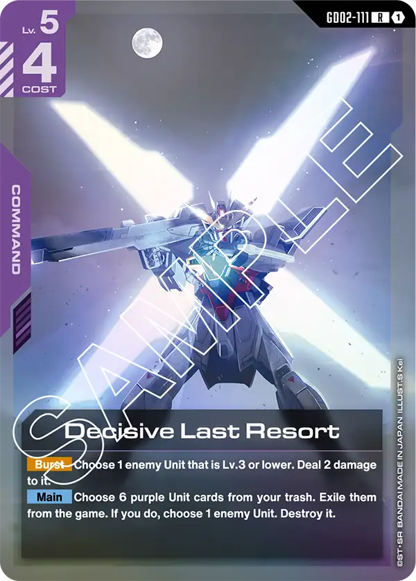 GD02-111, R, Decisive Last Resort